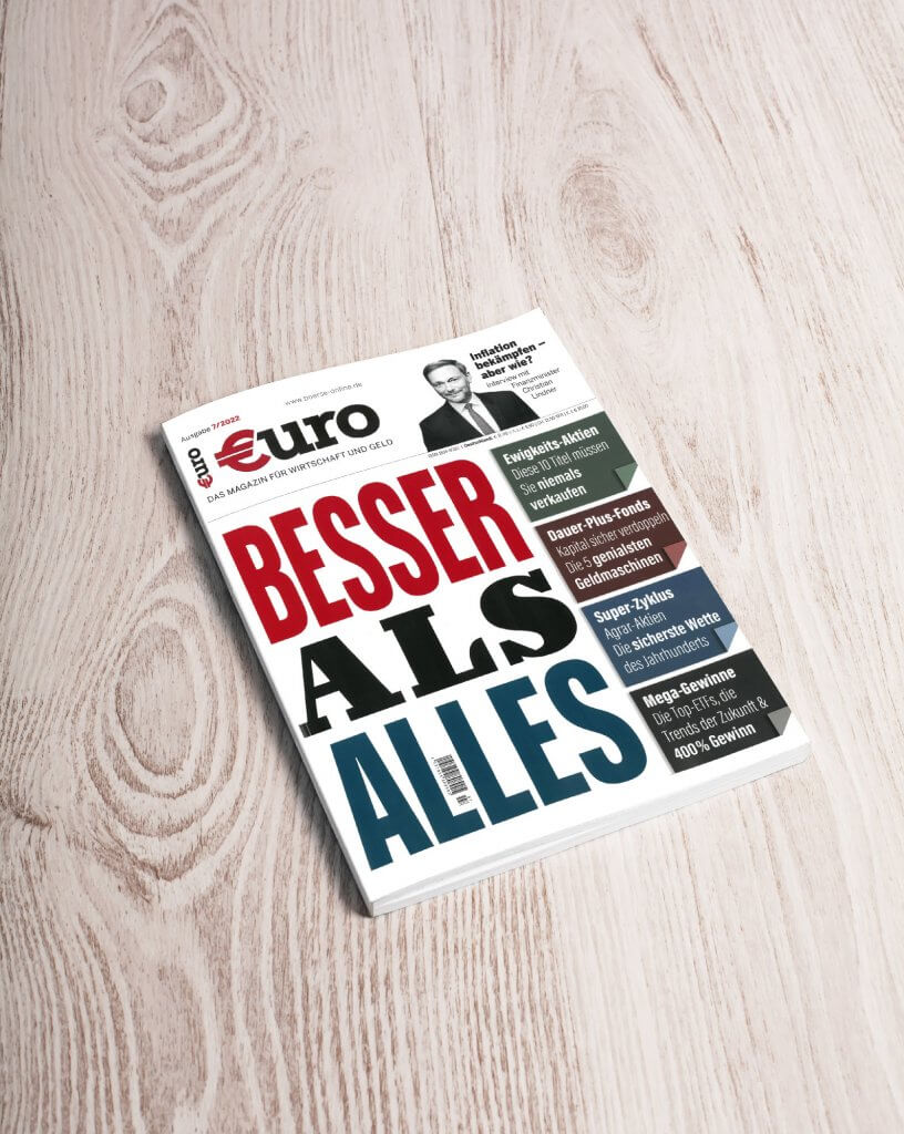 Magazine cover with blank page